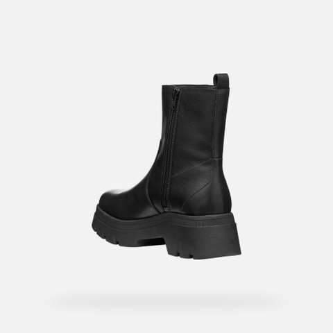 Combat boots PLUETTE WOMAN Black - image number 3 | GEOX