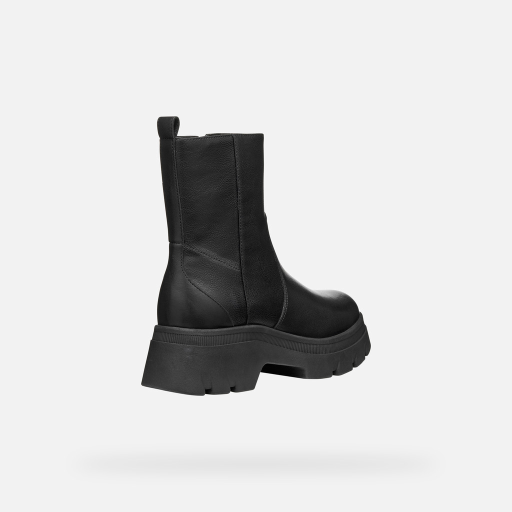 Combat boots PLUETTE WOMAN Black - image number 4 | GEOX