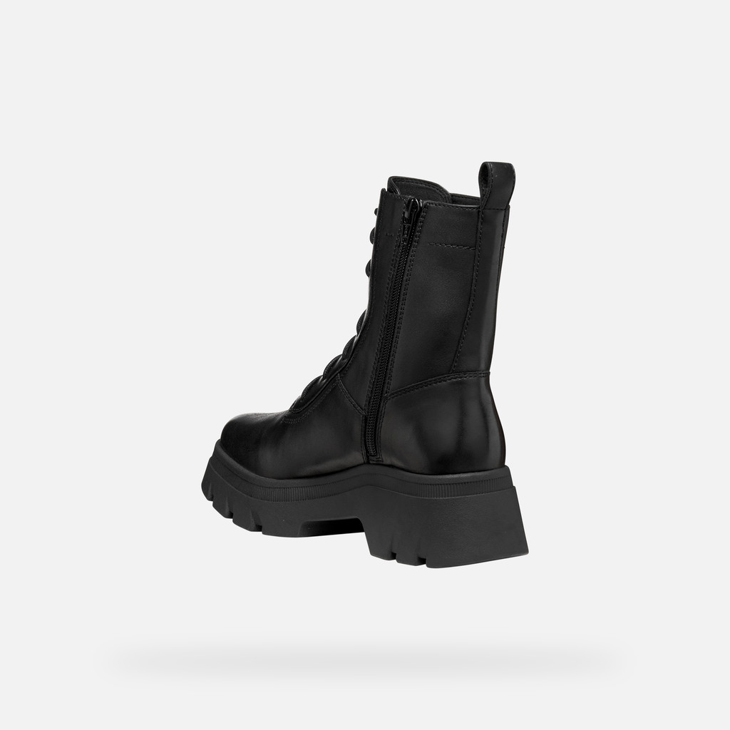 Combat boots PLUETTE WOMAN Black - image number 3 | GEOX