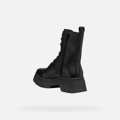 Combat boots PLUETTE WOMAN Black - image number 3 | GEOX