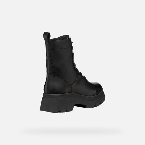Combat boots PLUETTE WOMAN Black - image number 4 | GEOX
