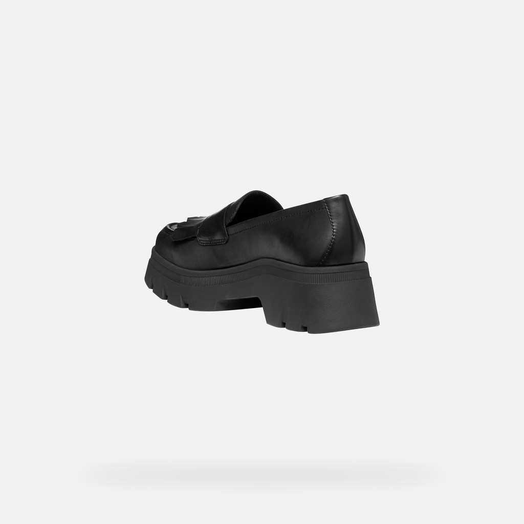 Platform loafers PLUETTE WOMAN Black - image number 4 | GEOX