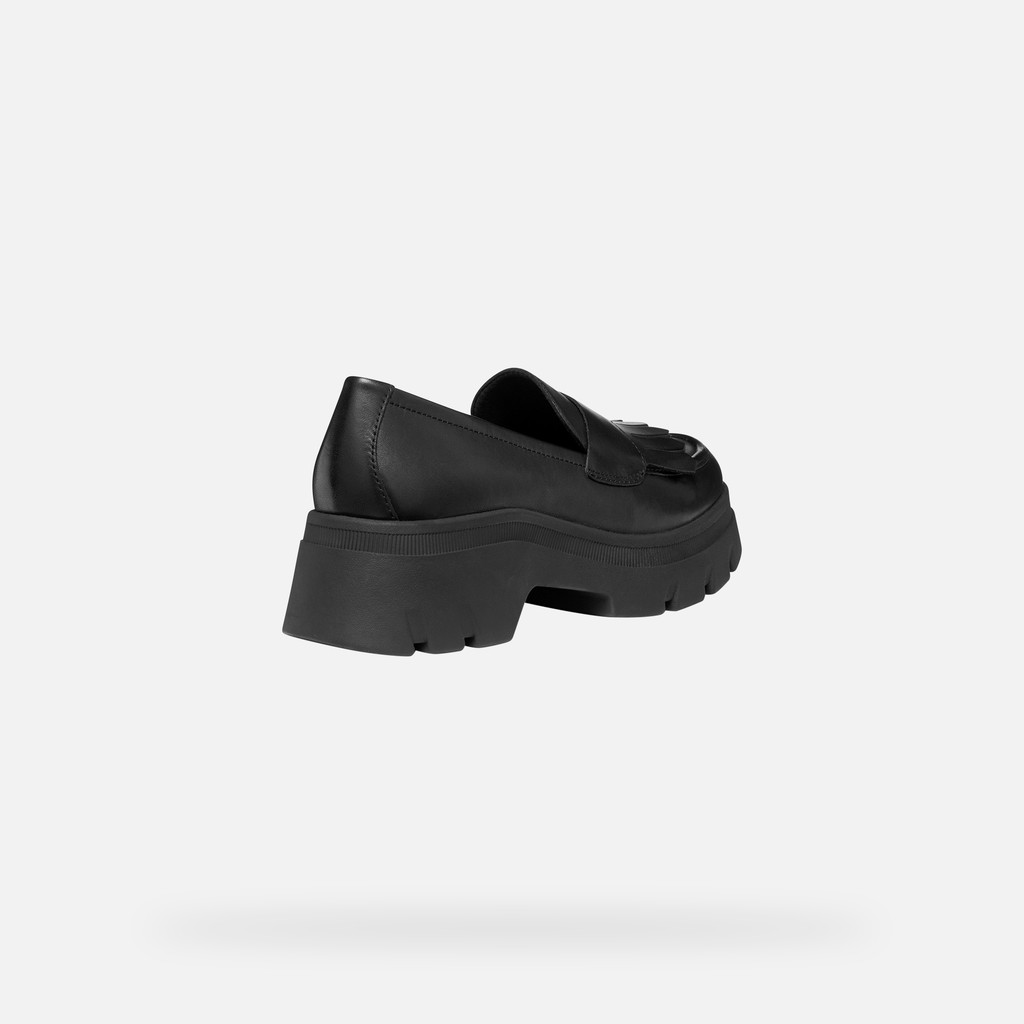 Platform loafers PLUETTE WOMAN Black - image number 5 | GEOX