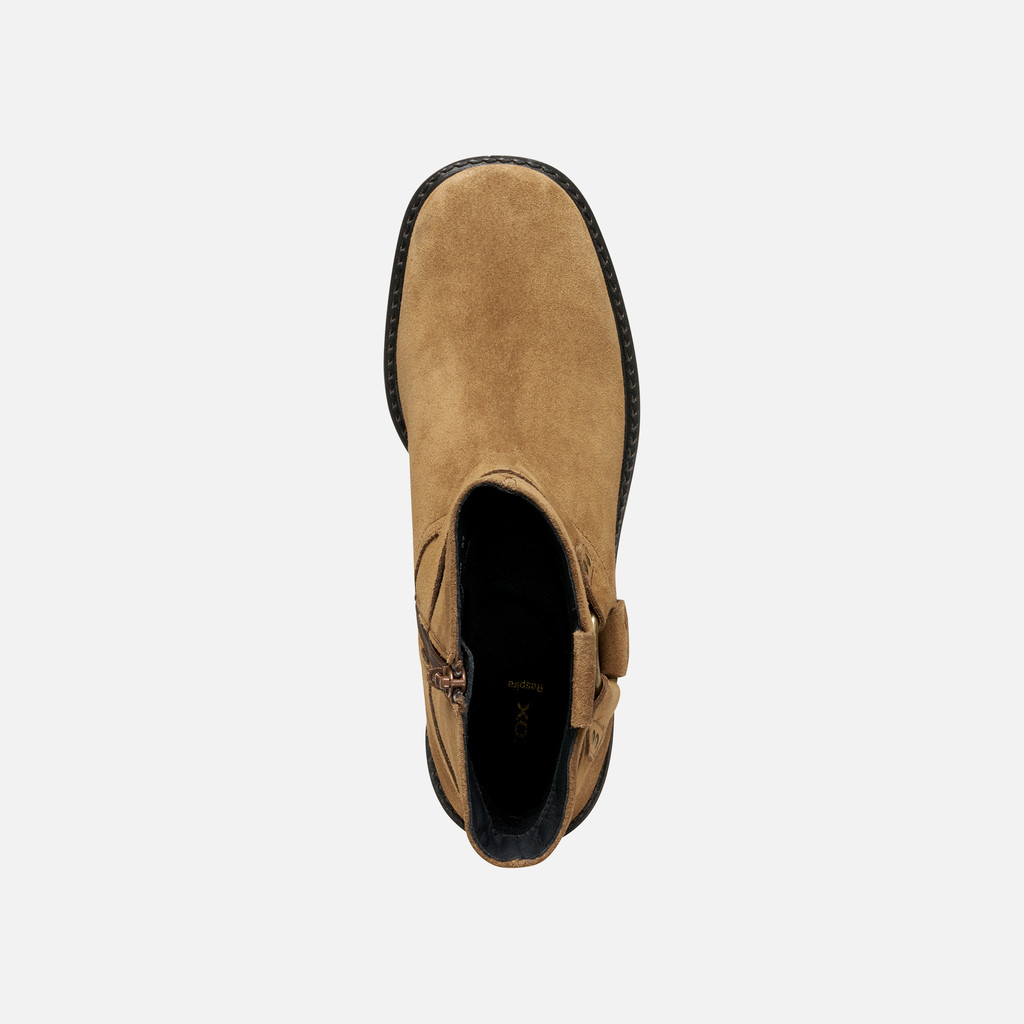 Biker ankle boots NALVIA WOMAN Mud - image number 5 | GEOX