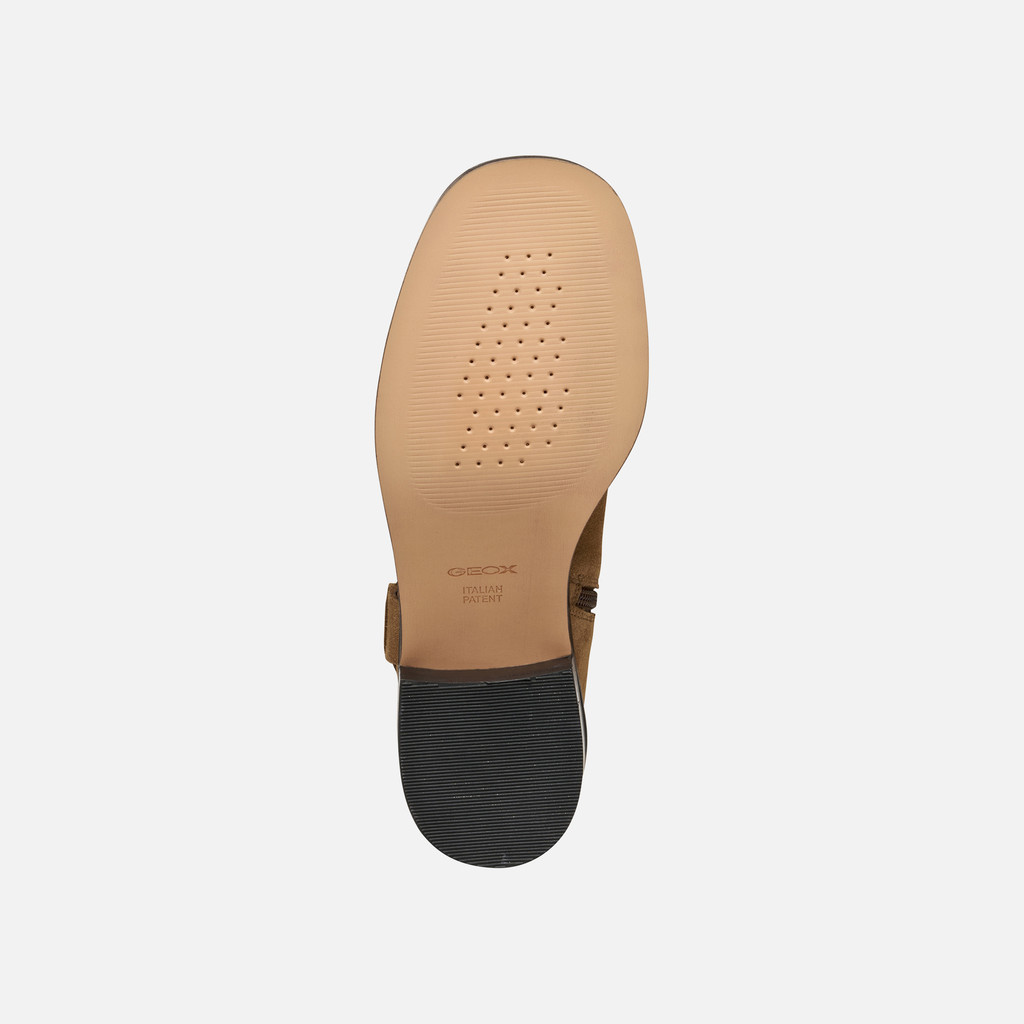 Biker ankle boots NALVIA WOMAN Mud - image number 6 | GEOX
