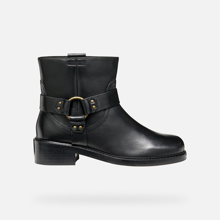 Biker ankle boots NALVIA WOMAN Black | GEOX