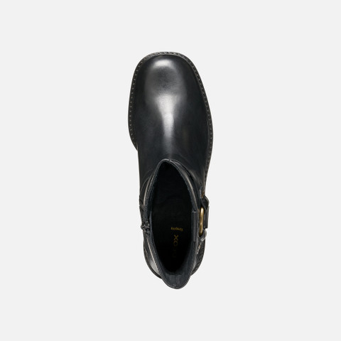 Biker ankle boots NALVIA WOMAN Black - image number 6 | GEOX