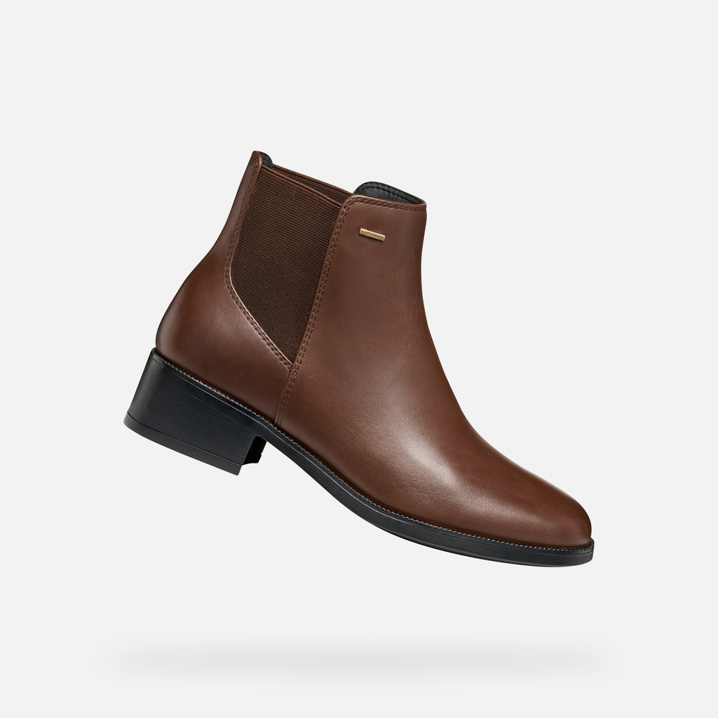 Wasserfeste Stiefeletten CAMEXIA ABX DAME Braun - image number 0 | GEOX
