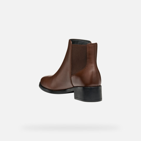 Wasserfeste Stiefeletten CAMEXIA ABX DAME Braun - image number 3 | GEOX