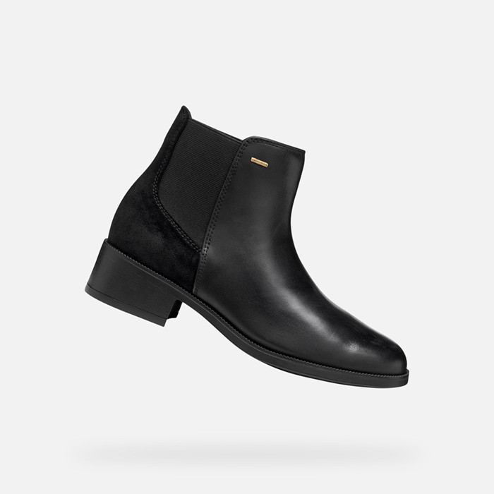 Wasserfeste Stiefeletten CAMEXIA ABX DAME Schwarz | GEOX