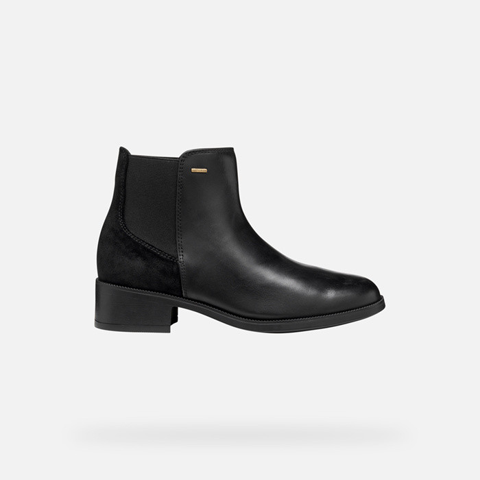 Waterproof ankle boots CAMEXIA ABX WOMAN Black | GEOX