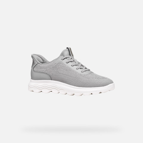 Slip in sneakers SPHERICA PLUS WOMAN Light Grey - image number 2 | GEOX