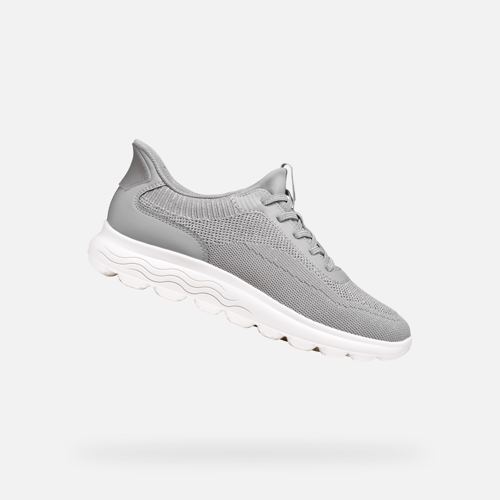 Slip in sneakers SPHERICA PLUS WOMAN Light Grey - image number 0 | GEOX