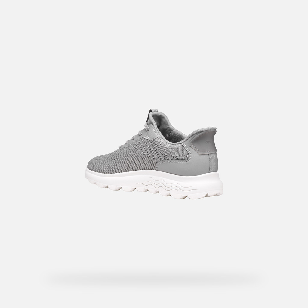 Slip in sneakers SPHERICA PLUS WOMAN Light Grey - image number 3 | GEOX