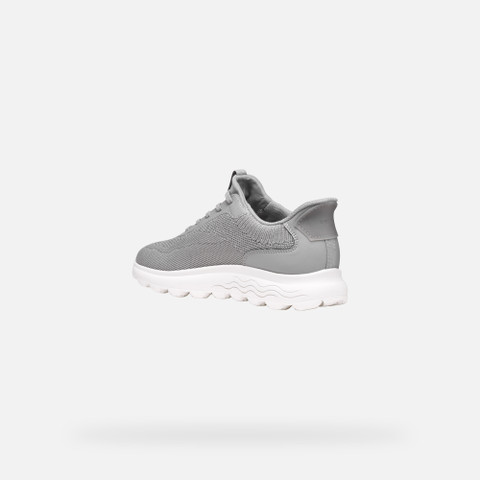 Slip in sneakers SPHERICA PLUS WOMAN Light Grey - image number 3 | GEOX