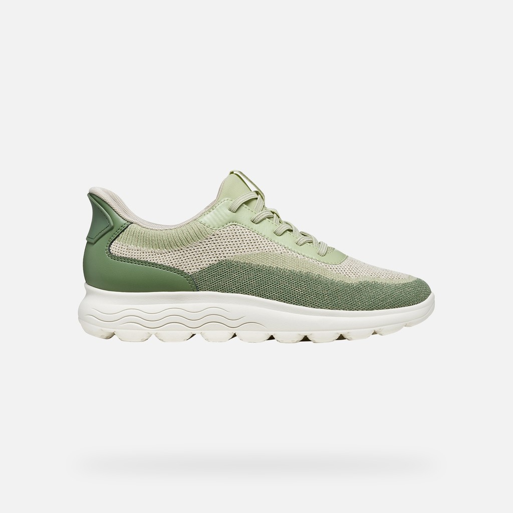 Spherica Plus Femme Blanc Cassé/vert Olive