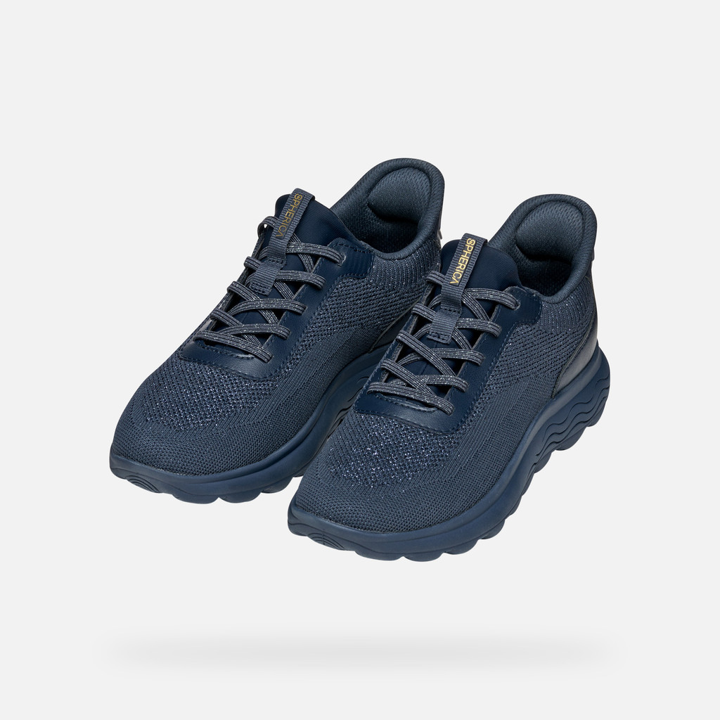 Fabric sneakers SPHERICA PLUS WOMAN Navy - image number 8 | GEOX