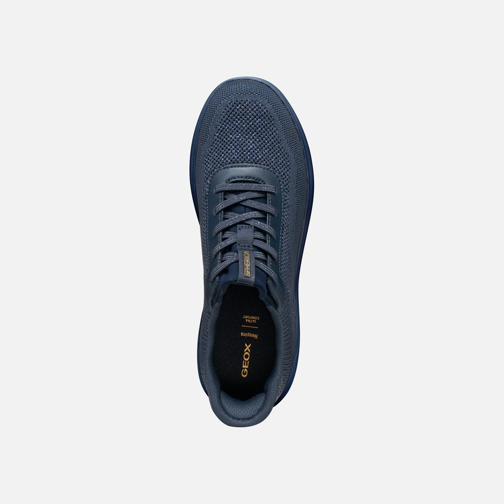 Fabric sneakers SPHERICA PLUS WOMAN Navy - image number 6 | GEOX