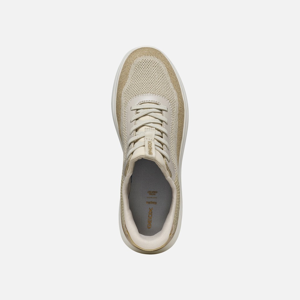 Slip in sneakers SPHERICA PLUS WOMAN Light sand/Light gold - image number 5 | GEOX