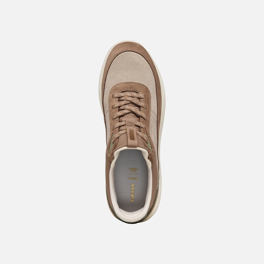 Slip in sneakers SPHERICA PLUS WOMAN Beige/Light Brown - image number 5 | GEOX