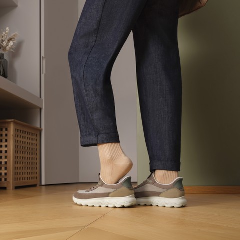 Baskets slip in SPHERICA PLUS FEMME Beige/Brun clair - image number 11 | GEOX
