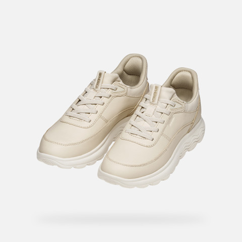 Slip in sneakers SPHERICA PLUS WOMAN Papyrus - image number 8 | GEOX