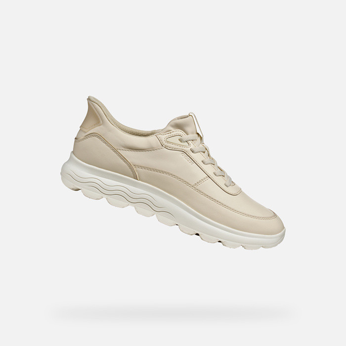 Laceless sneakers SPHERICA PLUS WOMAN Papyrus | GEOX