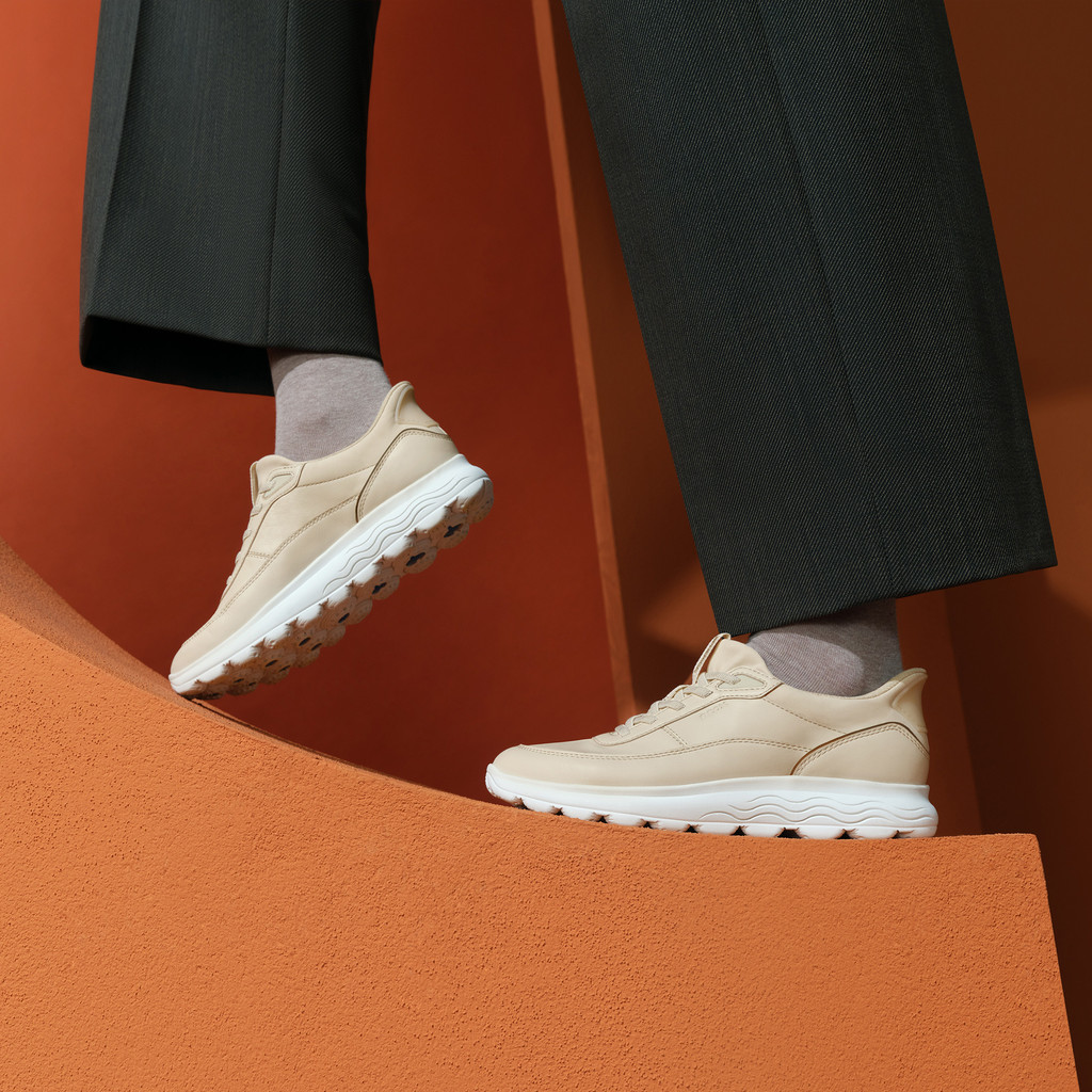 Slip in sneakers SPHERICA PLUS WOMAN Papyrus - image number 9 | GEOX
