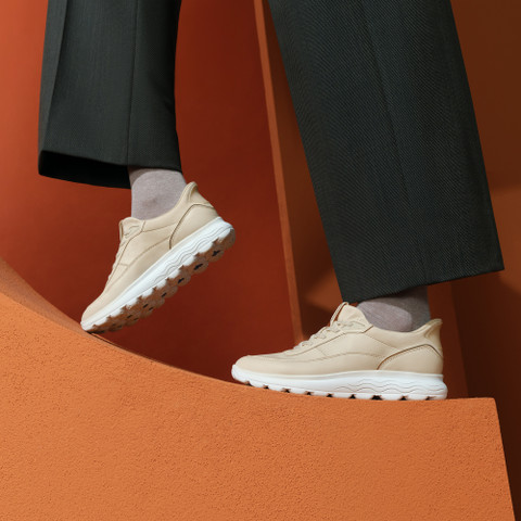 Slip in sneakers SPHERICA PLUS WOMAN Papyrus - image number 9 | GEOX