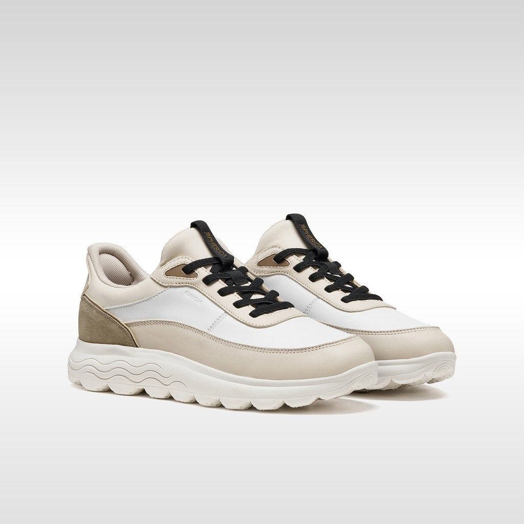 Slip in sneakers SPHERICA PLUS WOMAN White/Papyrus - image number 7 | GEOX