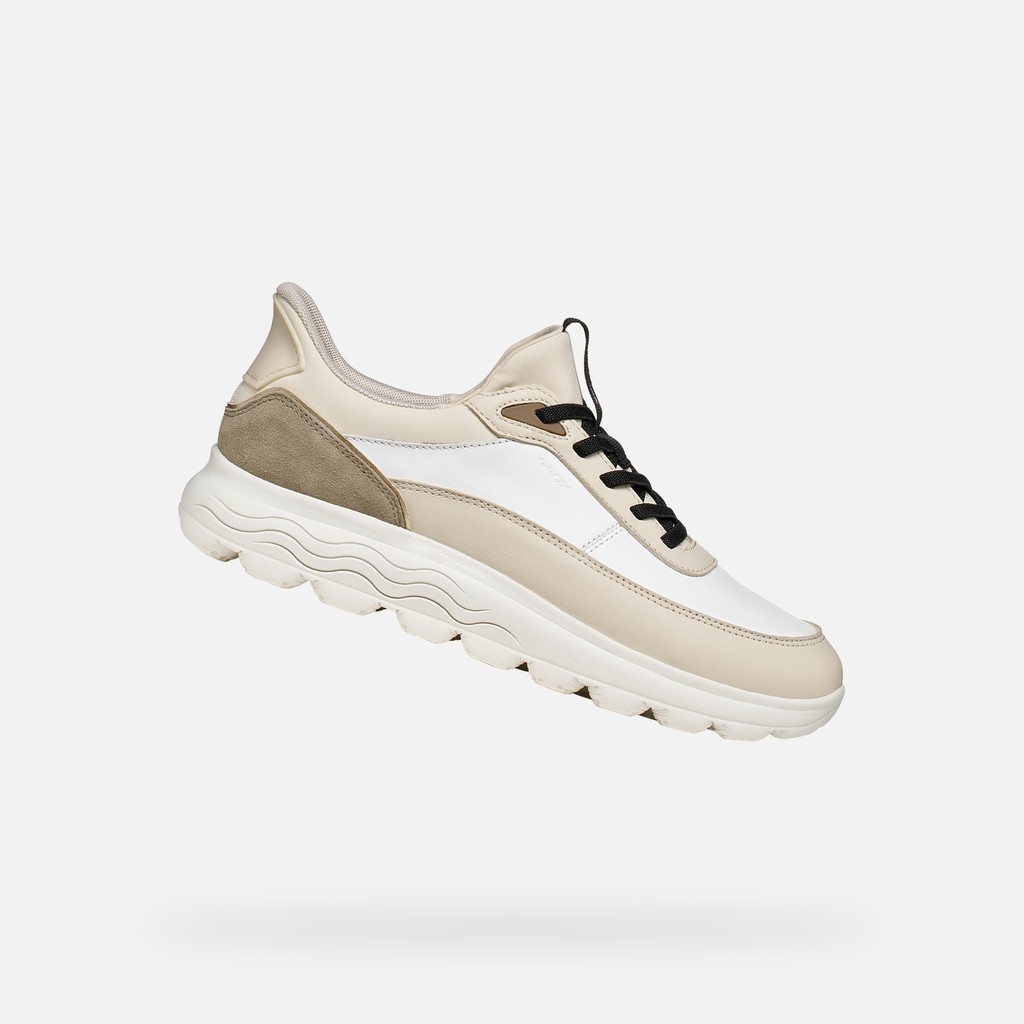 Slip in sneakers SPHERICA PLUS WOMAN White/Papyrus - image number 0 | GEOX