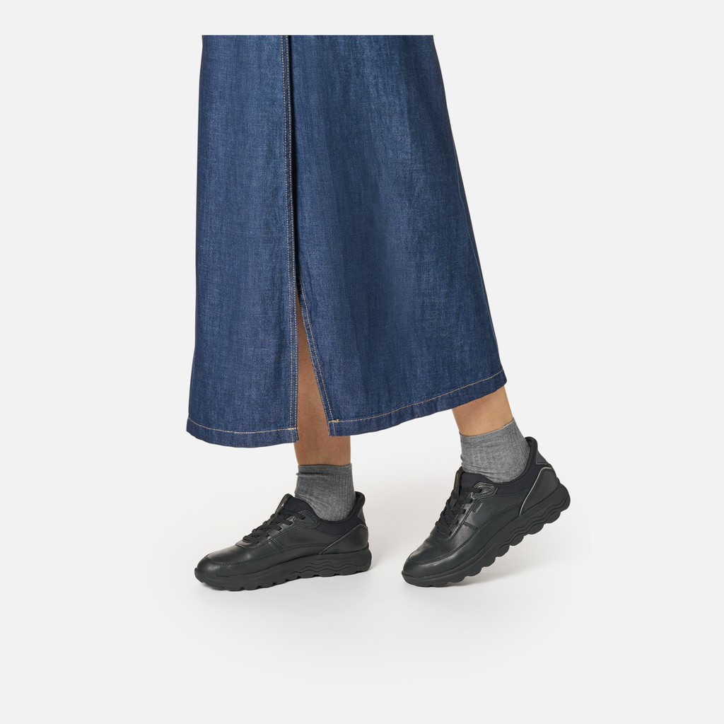 Slip in sneakers SPHERICA PLUS WOMAN Black - image number 2 | GEOX