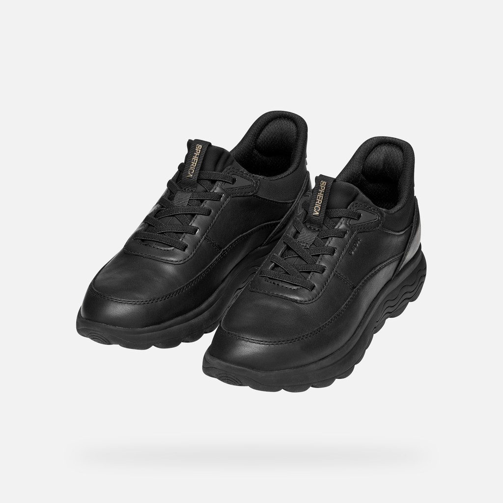 Slip in sneakers SPHERICA PLUS WOMAN Black - image number 9 | GEOX