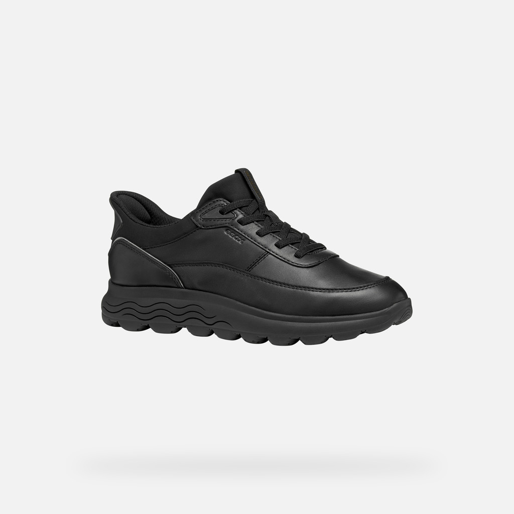 Laceless sneakers SPHERICA PLUS WOMAN Black - image number 2 | GEOX