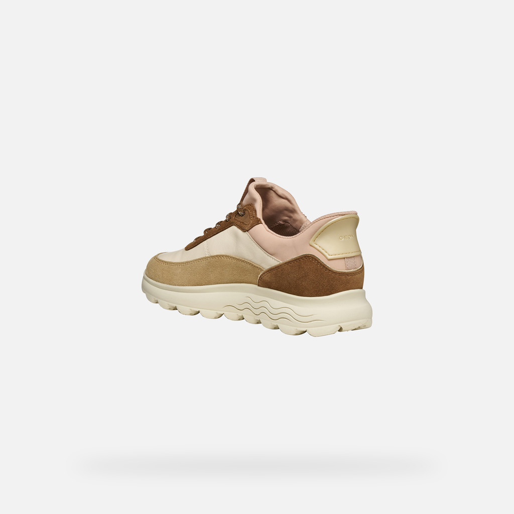 Baskets slip in SPHERICA PLUS FEMME Beige/Marron - image number 4 | GEOX