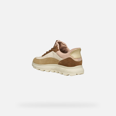 Baskets slip in SPHERICA PLUS FEMME Beige/Marron - image number 4 | GEOX