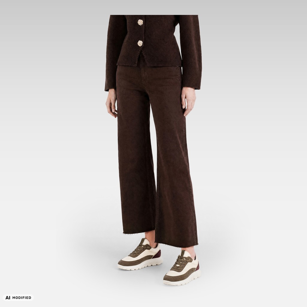 Slip in sneakers SPHERICA PLUS WOMAN Papyrus/Taupe - image number 2 | GEOX