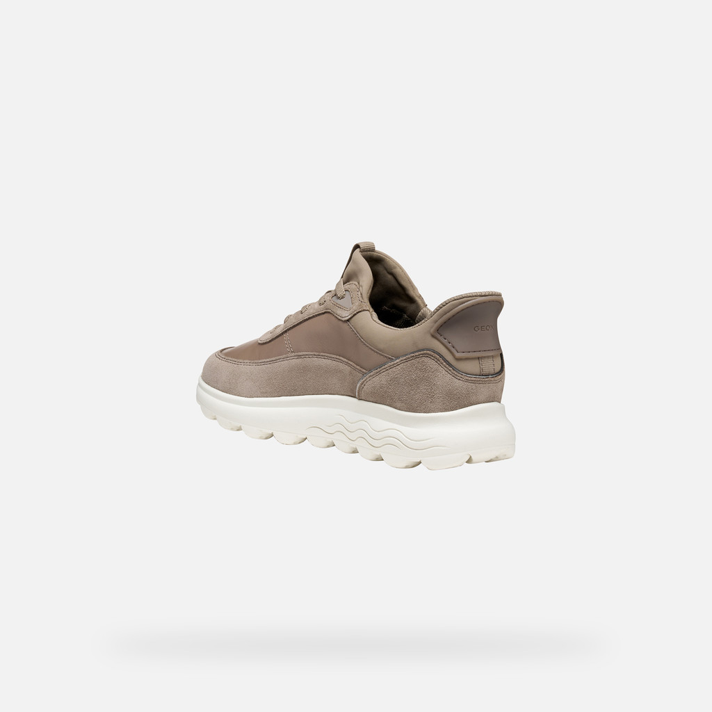 Laceless sneakers SPHERICA PLUS WOMAN Taupe - image number 3 | GEOX
