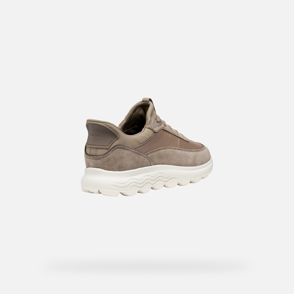 Laceless sneakers SPHERICA PLUS WOMAN Taupe - image number 4 | GEOX
