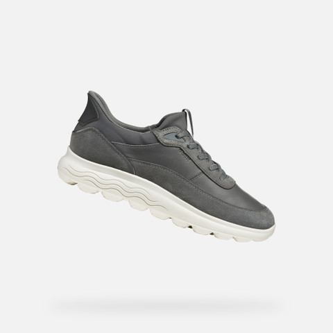 Laceless sneakers SPHERICA PLUS WOMAN Dark grey - image number 0 | GEOX
