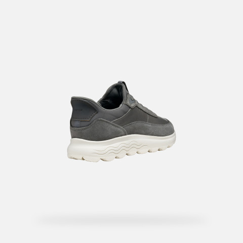 Laceless sneakers SPHERICA PLUS WOMAN Dark grey - image number 4 | GEOX