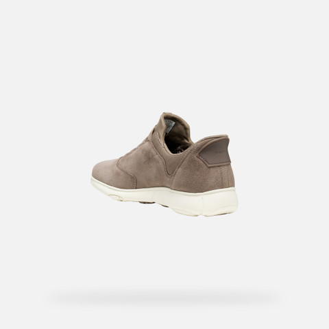 Laceless sneakers NEBULA 2.0 PLUS WOMAN Taupe - image number 3 | GEOX