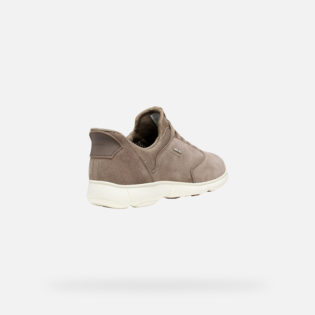 Laceless sneakers NEBULA 2.0 PLUS WOMAN Taupe - image number 4 | GEOX