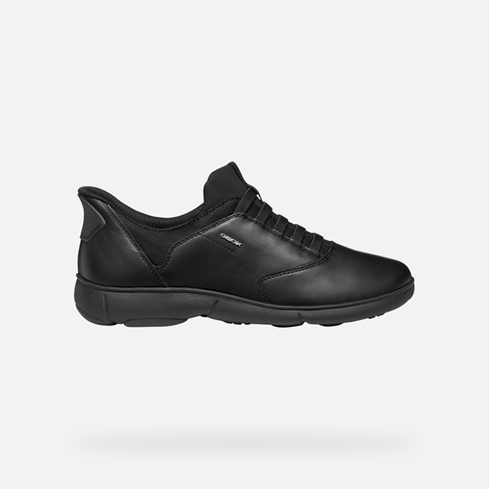 Laceless sneakers NEBULA 2.0 PLUS WOMAN Black | GEOX