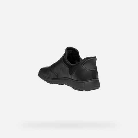 Laceless sneakers NEBULA 2.0 PLUS WOMAN Black - image number 3 | GEOX