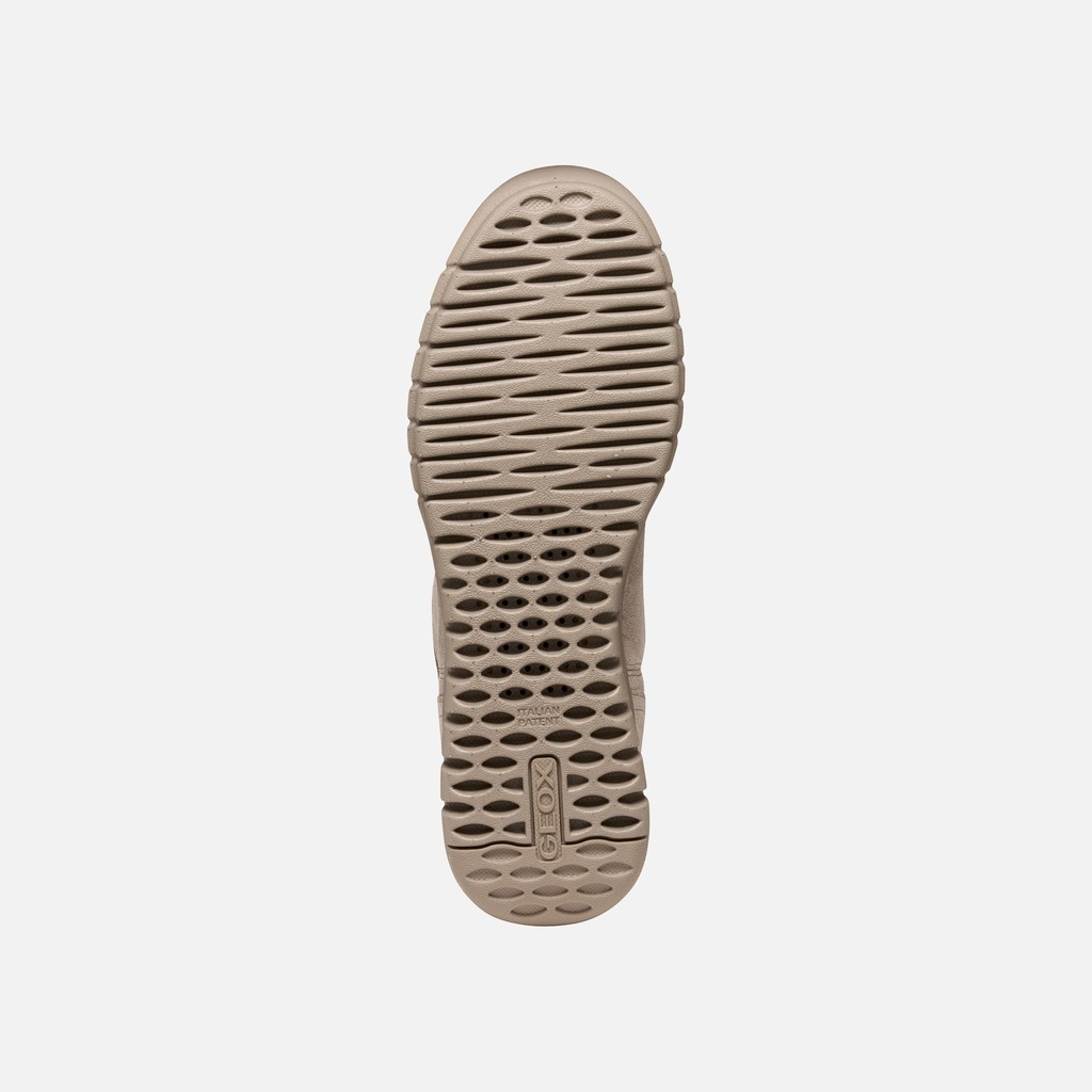 Suede ankle boots FLEXTRIDE WOMAN Taupe - image number 6 | GEOX