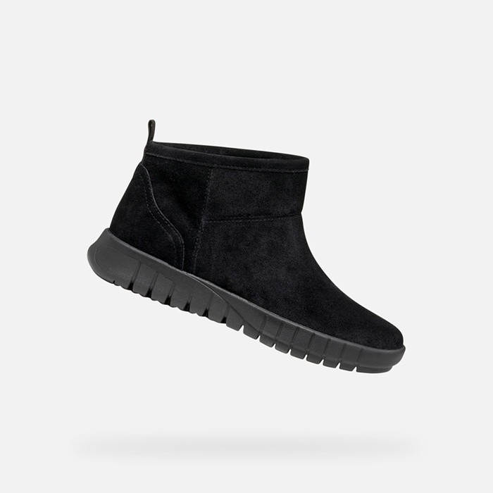 Botines de ante FLEXTRIDE MUJER Negro | GEOX