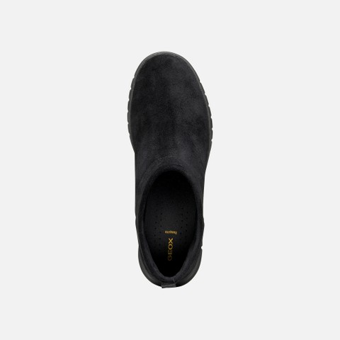 Suede ankle boots FLEXTRIDE WOMAN Black - image number 5 | GEOX
