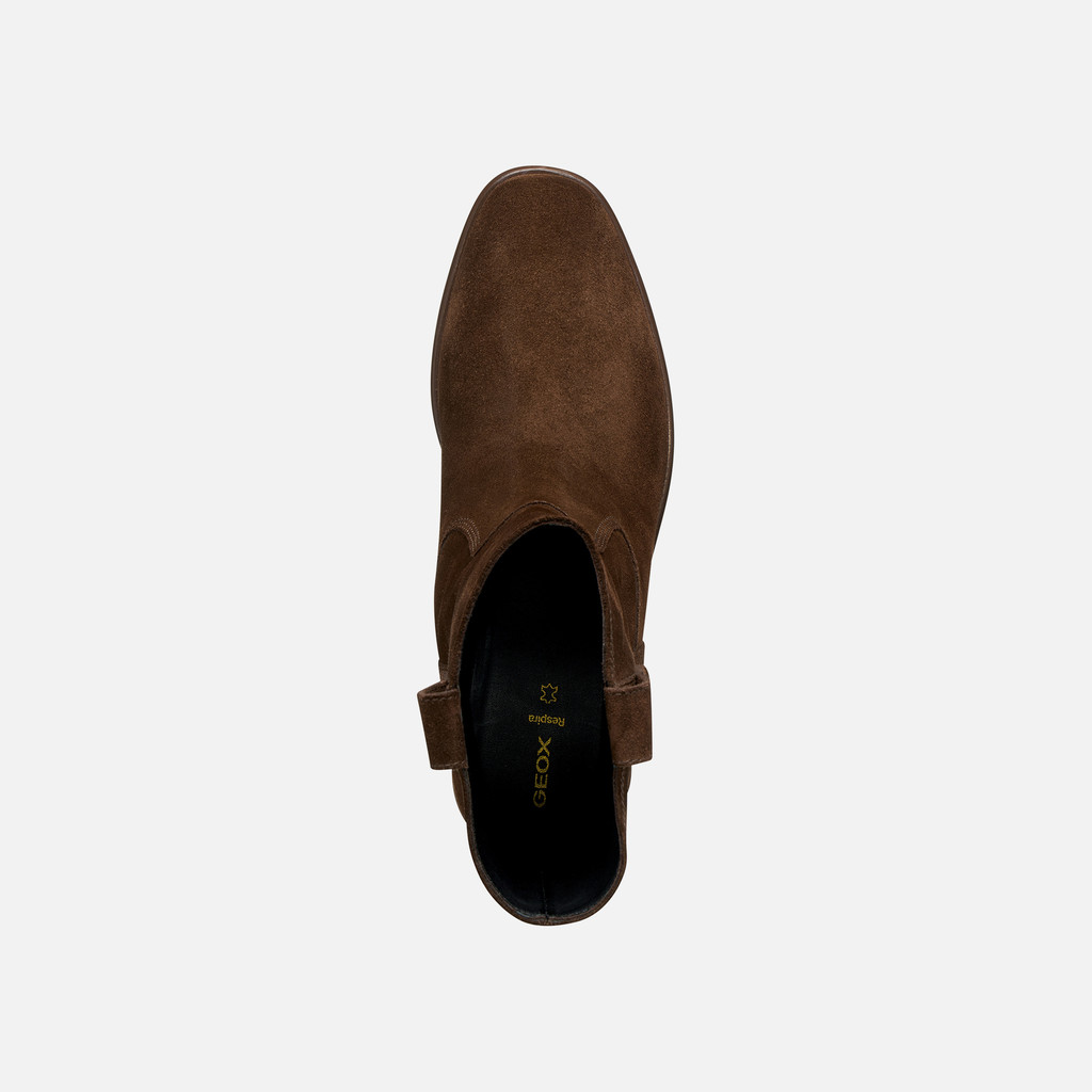Cowboy boots ELIEBETH WOMAN Dark Brown - image number 5 | GEOX