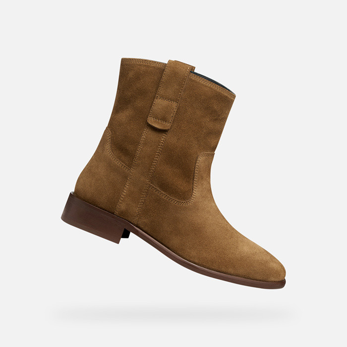 Cowboy boots ELIEBETH WOMAN Mud | GEOX